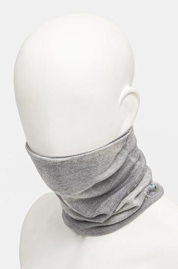 Obojstranný komín Smartwool Thermal Merino Reversible šedá farba, jednofarebný