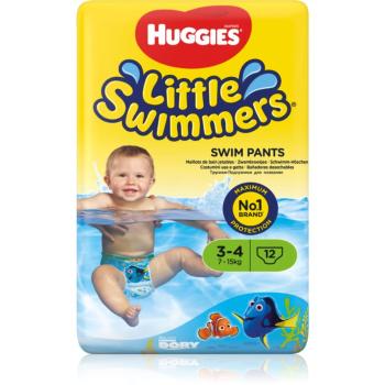 Huggies Little Swimmers 3-4 jednorazové plienkové plavky 7-15 kg 12 ks