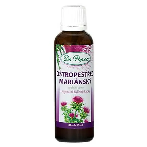 DR.POPOV Kvapky bylinné pestrec mariánsky 50 ml