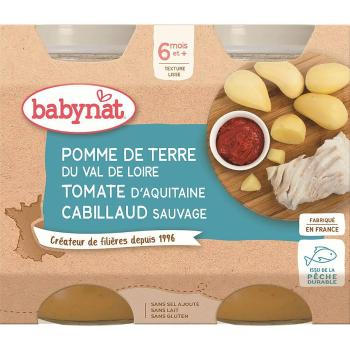 BABYBIO menu zemiaky s treskou 2x200 g