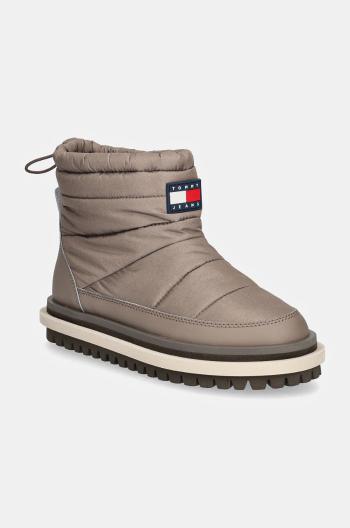 Snehule Tommy Jeans TJW PADDED FLAT BOOT WL béžová farba, EN0EN02725