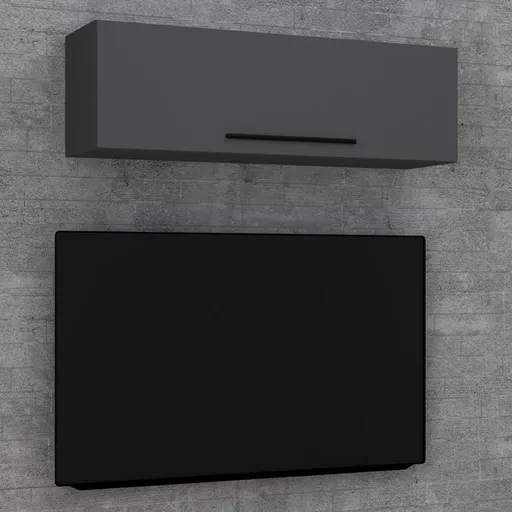 VCM Závěsná skříňka Arila L, antracitová