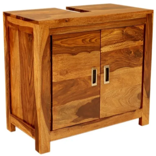 Skrinka pod umývadlo Nela 65x60x35 cm z indického masívu palisander NELA-SU