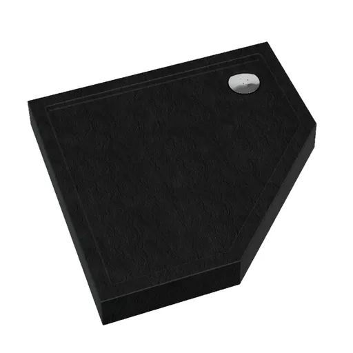 KERRA - Vanička päťboká Prato 90 (čierny, štruktúra) 5907548117441