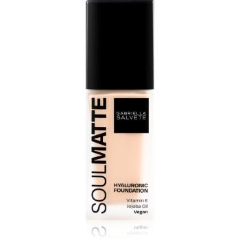 Gabriella Salvete SoulMatte dlhotrvajúci make-up s matným efektom odtieň 02W Ivory Warm 30 ml