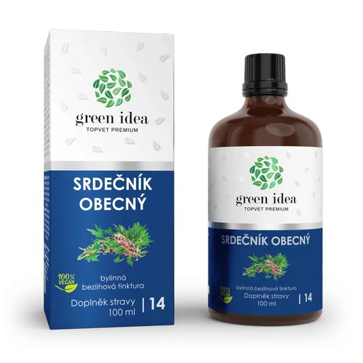 Srdcovník - bezliehová tinktúra 100 ml - Green idea