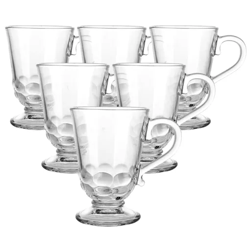 Altom Sada pohárov na nôžke Siena Beads 320 ml, 6 ks