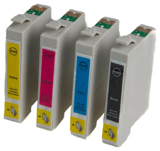 MultiPack EPSON T0895 (C13T08954020) - kompatibilná cartridge, čierna + farebná, 1x15ml/3x13,5ml