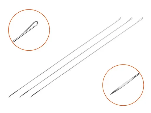 Delphin prešívacia ihla fishy 3 ks - 15 cm