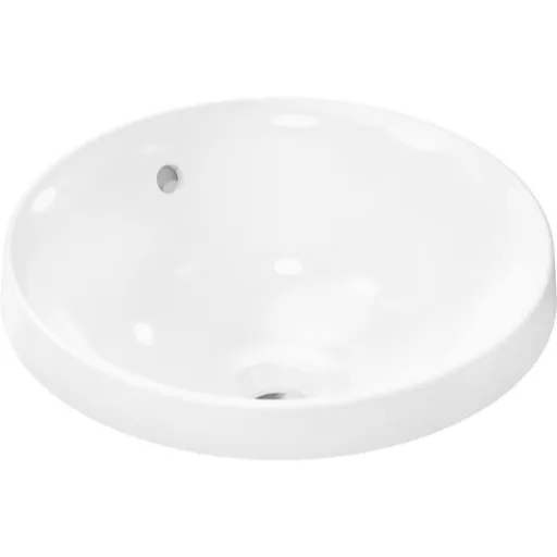 Hansgrohe Xuniva S zápustné umývadlo 40x40 cm bez otvoru pre batériu, s prepadom 60155450
