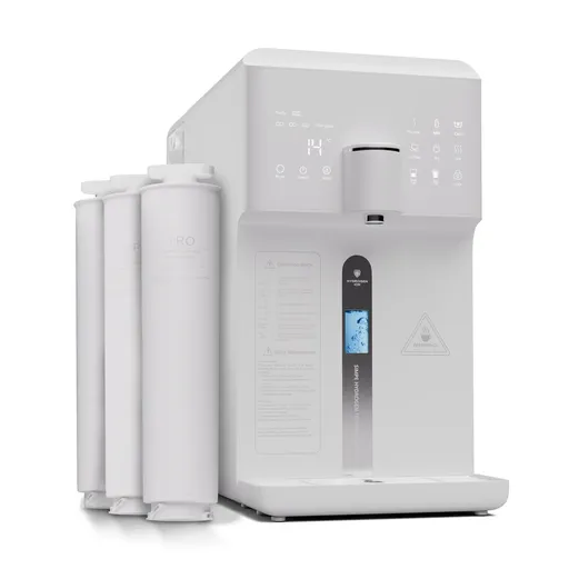 Klarstein AquaFina 6L, čistička vody, 5-stupňová filtrácia, objem 6 l, HD dotykový displej, 6 teplôt vody, biela