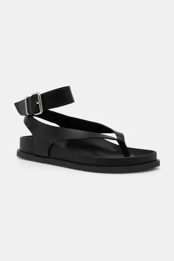 Kožené sandále Tommy Jeans TJW ANKLE STRAP SANDAL
