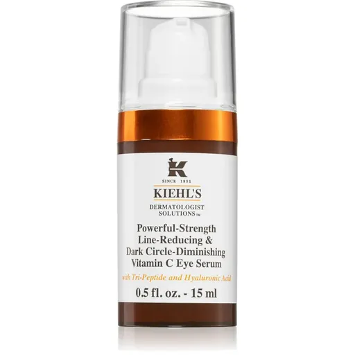 Kiehl's Dermatologist Solutions Powerful-Strength Line-Reducing & Dark Circle-Diminishing Vitamin C očné sérum pre všetky typy pleti vrátane citlivej