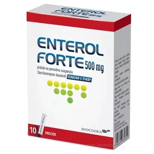 ENTEROL Forte 500 mg prášok v sáčkoch 10 kusov