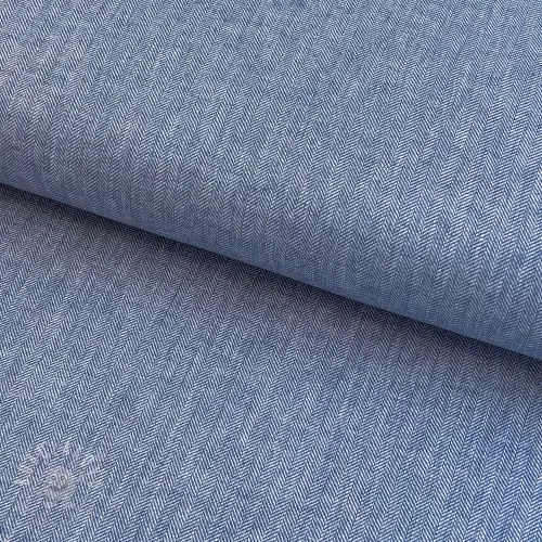 Ľan s bavlnou Fishbone light jeans