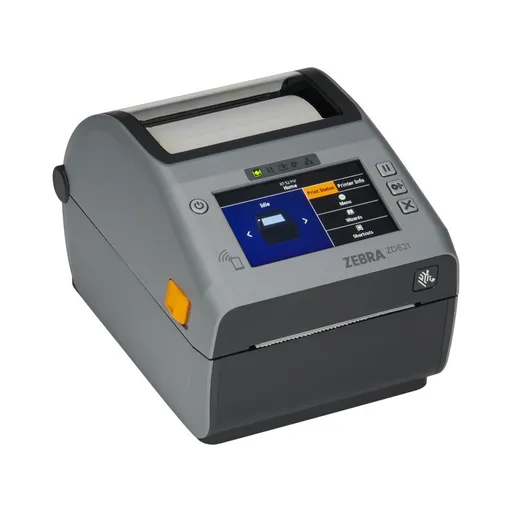 Zebra ZD621d ZD6A142-D0EL02EZ DT, 8 dots/mm (203 dpi), label printer, RTC, USB, USB Host, RS232, BT, Ethernet, Wi-Fi, grey (Successor GC420t)