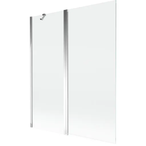 MEXEN - MIST vaňová zástena 140x150 cm 6mm f+s, chróm, číra 8A9-140-011-01-00