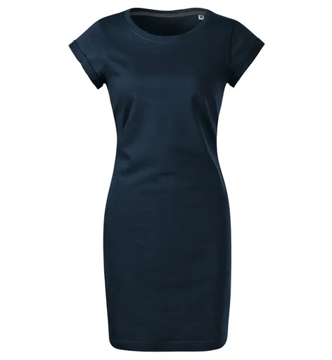 MALFINI Dámske šaty Freedom - Námornícka modrá | 2XL