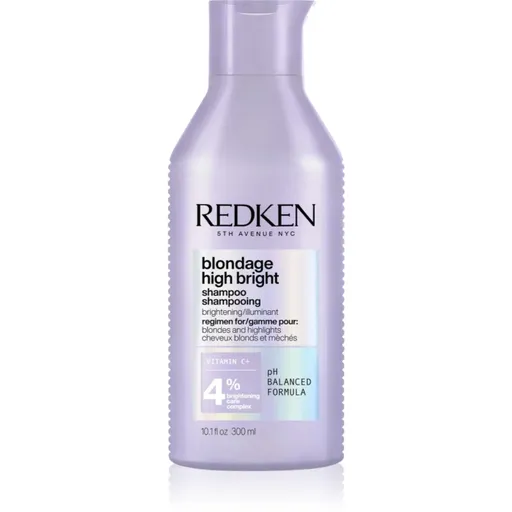 Redken Blondage High Bright rozjasňujúci šampón pre blond vlasy 300 ml