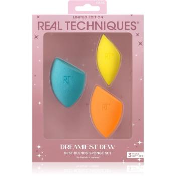 Real Techniques Dreamiest Dew Best Blends Sponge Set sada aplikátorov make-upu