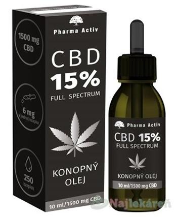 Pharma Activ CBD 15% Full Spectrum KONOPNÝ OLEJ, 10ml