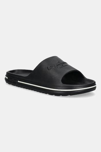 Šľapky Pepe Jeans BEACH SLIDE M čierna farba, PMS70159