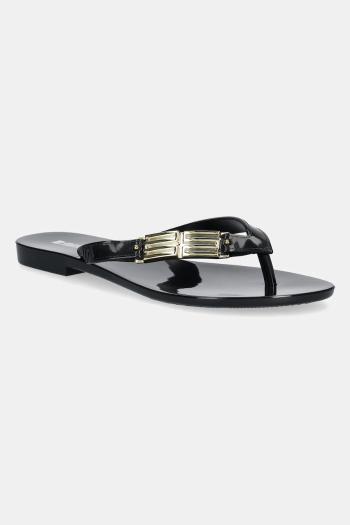 Šľapky Melissa MELISSA HARMONIC M CHIC AD dámske, čierna farba, M 35906.BB095