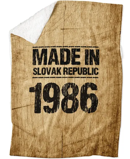 Deka Made In (rok: 1986, Podšitie baránkom: ÁNO)