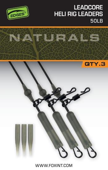 Fox Montáž Edges Naturals Leadcore Heli Rig Leaders 3ks,Fox Montáž Edges Naturals Leadcore Heli Rig Leaders 3ks