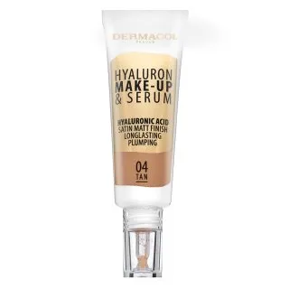 Dermacol Hyaluron Make-up & Serum make-up s kyselinou hyalurónovou 04 Tan 25 g