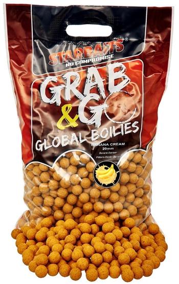 Starbaits boilies g&g global banana cream - 5 kg 14 mm