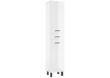 ArtDef Vysoká skrinka do kúpeľne NOVELTY White C35