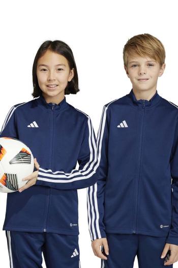 Detská mikina adidas Performance TIRO23L TR JKTY tmavomodrá farba, vzorovaná