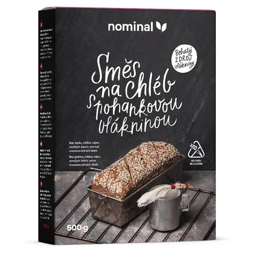 NOMINAL Zmes na chlieb s pohánkovou vlákninou bez lepku 500 g