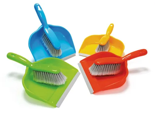 Súprava metlička + lopatka s gumovou lištou DeLux Cleanex