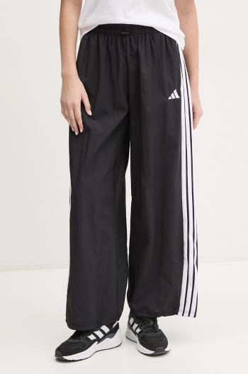 Tepláky adidas Essentials dámske, čierna farba, s nášivkou, JE1306