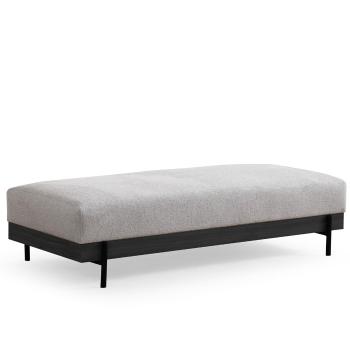 Stolička Eti Black Pouffe Grey