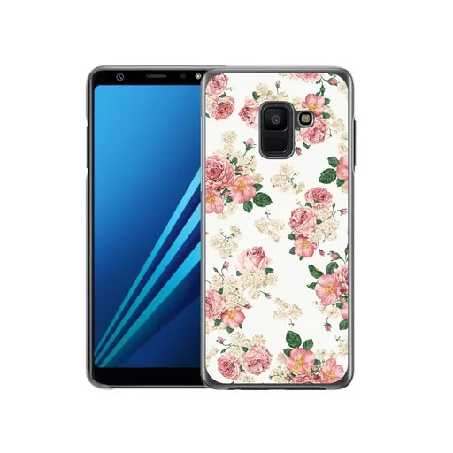 PROTEMIO MY ART kryt Samsung Galaxy A6 (A600) PINK ROSES (016)