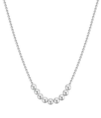 Brosway Pôvabný strieborný náhrdelník s perlami Infinite White Fancy FIW136