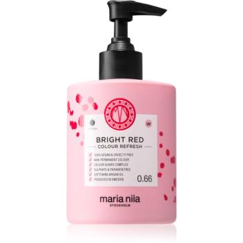 Maria Nila Colour Refresh Bright Red jemná vyživujúca maska bez permanentných farebných pigmentov výdrž 4 – 10 umytí 0.66 300 ml