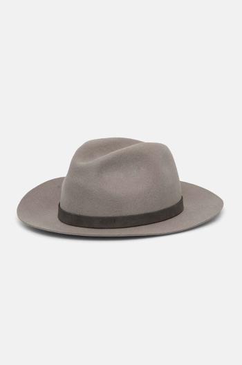 Vlnený klobúk Emporio Armani šedá farba, vlnený, 637044 4F510
