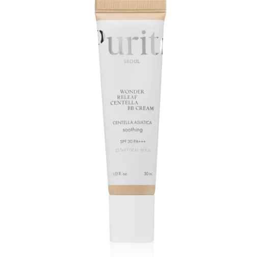 Purito Wonder Releaf Centella BB Cream rozjasňujúci BB krém s upokojujúcim účinkom odtieň 23 Natural Beige 30 ml
