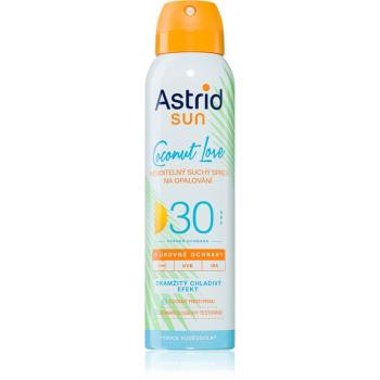 Astrid Sun Coconut Love neviditeľný sprej na opaľovanie SPF 30 s vysokou UV ochranou 150 ml