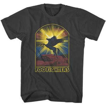 Foo Fighters tričko Pegasus Čierna XXL