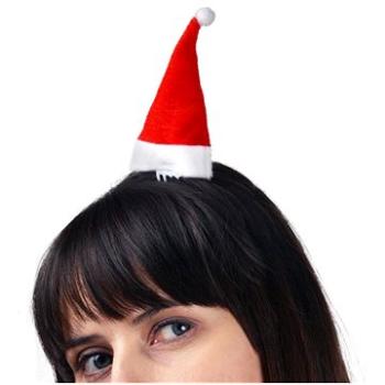 Mini čiapka Santa Claus na sponke – vianoce, 2 ks (5907667298007)
