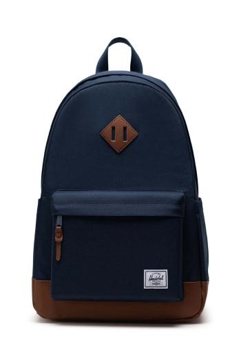 Ruksak Herschel 11383-03548-OS Heritage Backpack tmavomodrá farba, veľký, jednofarebný