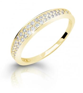 Cutie Diamonds Krásny prsteň zo žltého zlata s diamantmi DZ6810-2649-10-X-1 54 mm