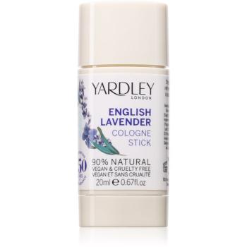 Yardley English Lavender tuhý dezodorant s parfumáciou 20 ml