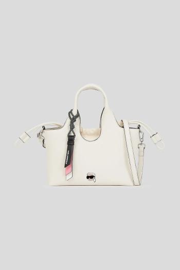 Kabelka Karl Lagerfeld biela farba, A3W30098