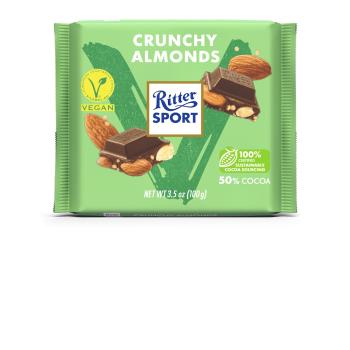 RITTER SPORT Čokoláda s chrumkavými mandľami 100 g